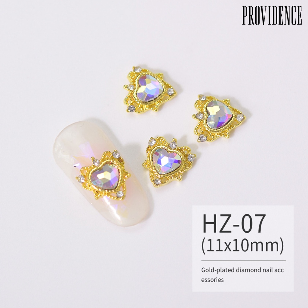 Providence 10Pcs Nail Ornament Elegant Durable Nail Decoration Fashion Nail Glitters for Jewelry Making