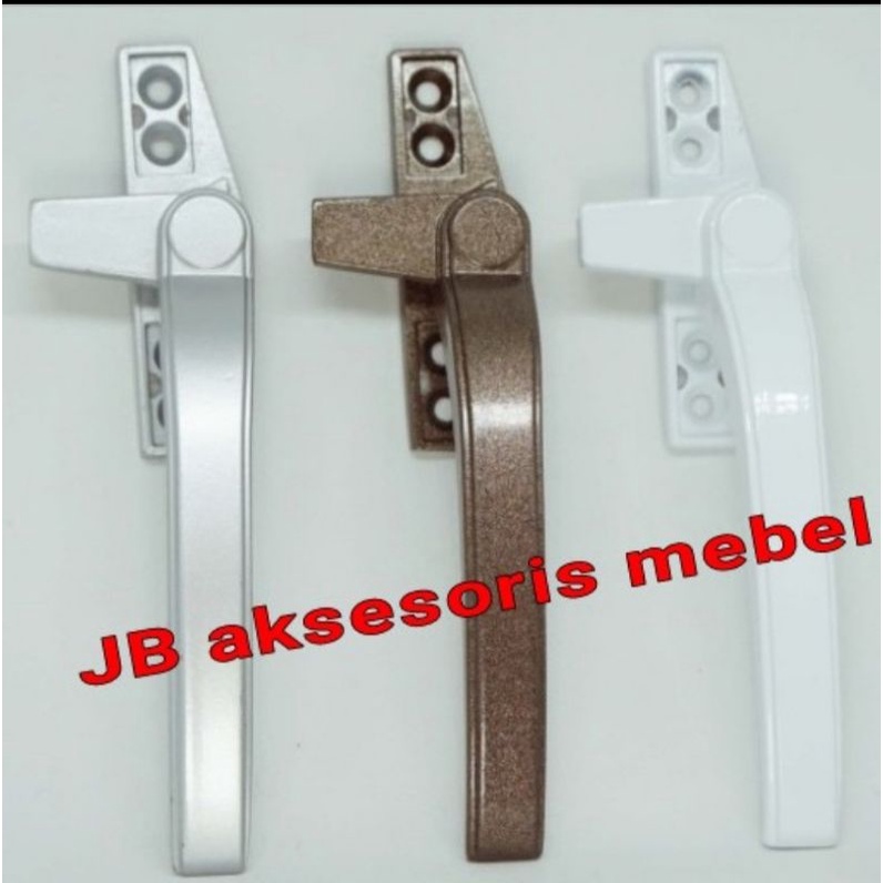 RAMBUNCIS JENDELA DEKSON | HANDLE TARIKAN KUNCI JENDELA KAYU ALUMINIUM