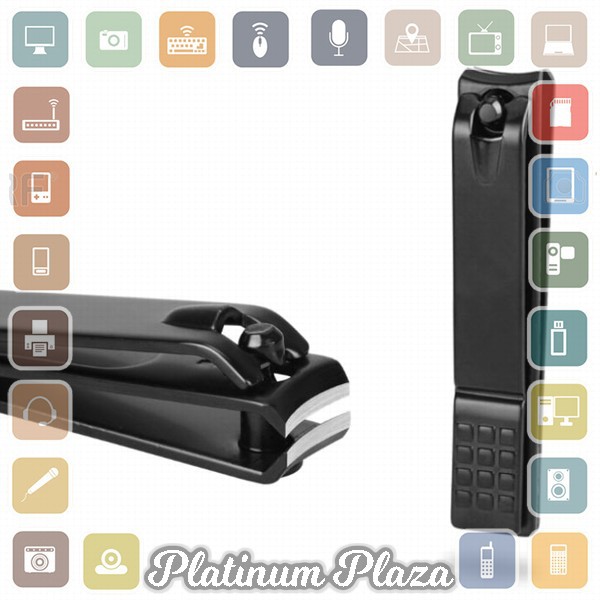 PIPI Gunting Kuku Manicure Pedicure Professional - Y-02ZJQ - Black`297BFB-