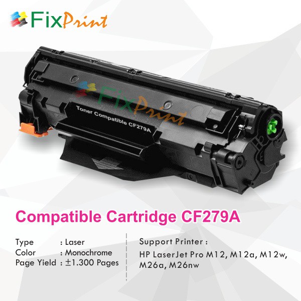 Cartridge Toner Printer HP CF279A 79A LaserJet Pro M12w M12 M12a MFP M26a Compatible non Original