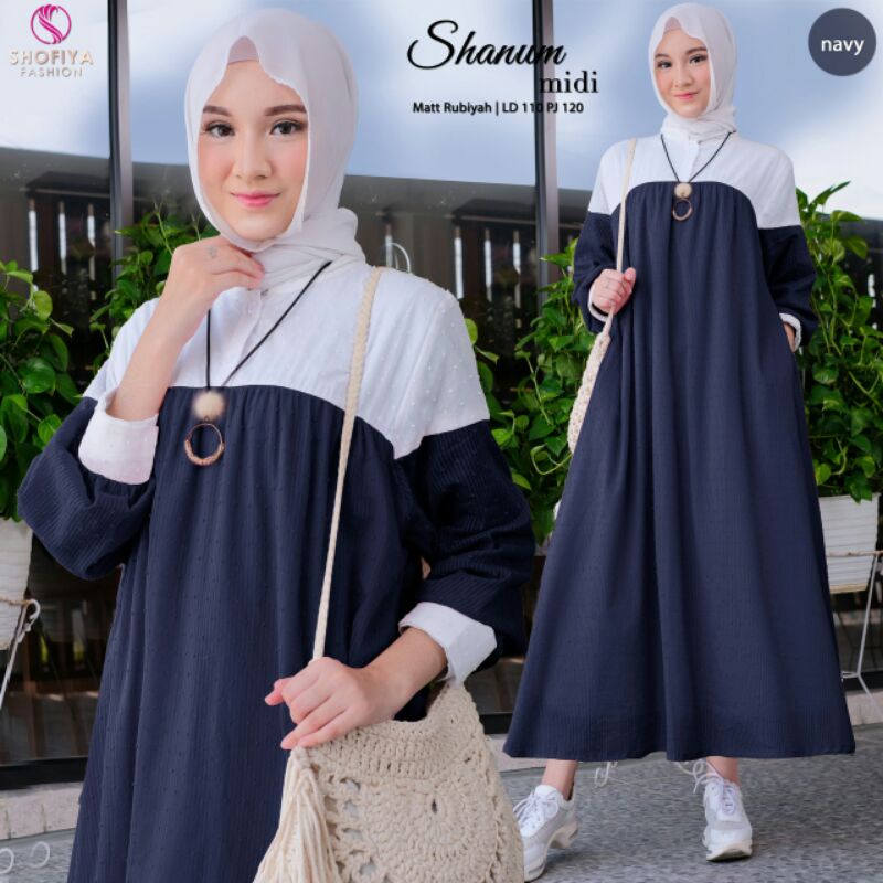 KEINAN,SYAZA,MONA, SHANUM Maxi Dress Ori by Shofiya