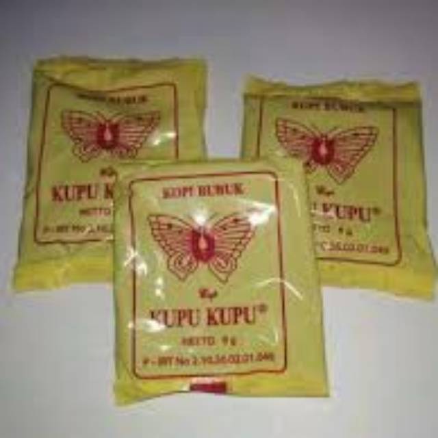 

Kopi cap KUPU KUPU 6 gr Khas rangkasbitung asli TOKO LARIS