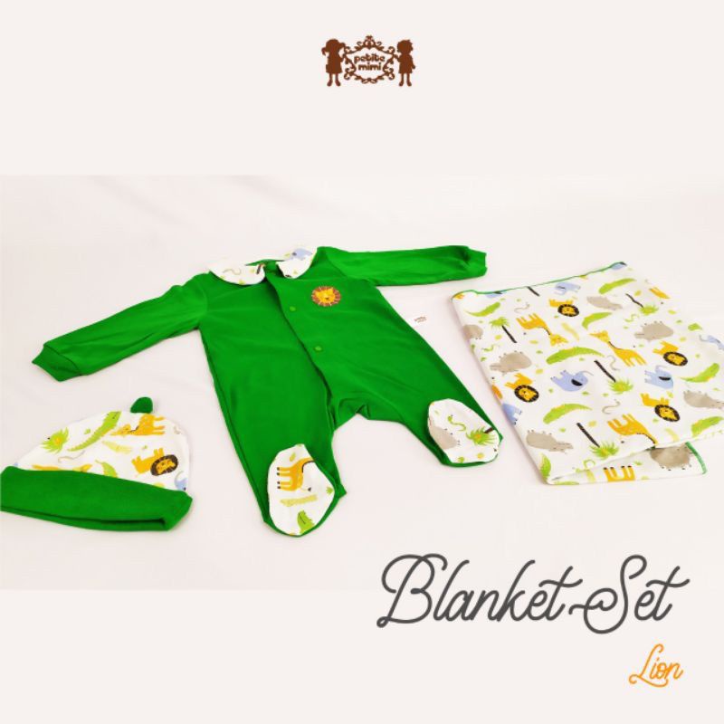 Petite Mimi Blanket 4in1 - Selimut Bayi Set