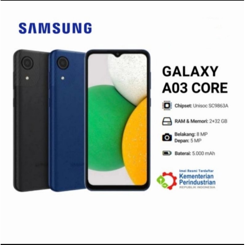 Samsung A03 Core 2/32 Garansi Resmi