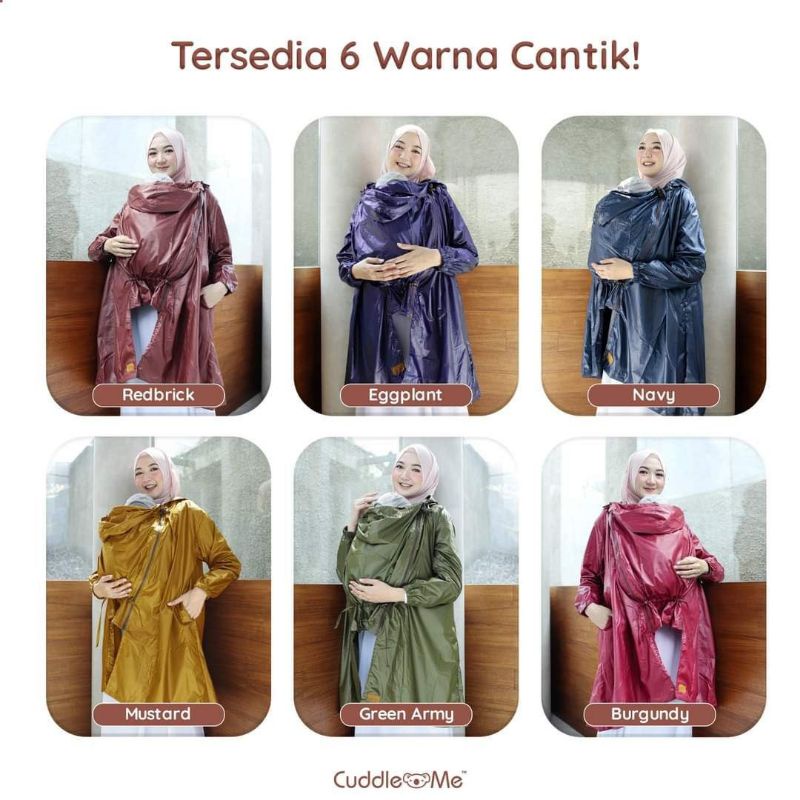 CuddleMe Babywearing Jacket/ Jaket Gendongan CuddleMe APD cover gendongan bayi