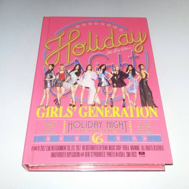 SNSD - HOLIDAY NIGHT Album only