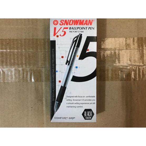 

▲ pen snowman v5 ballpoint pen fine point 0.7mm ♪