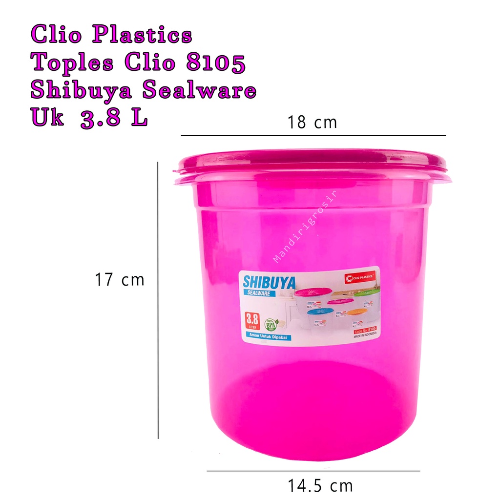 Clio Plastics *  Toples Clio * Shibuya Sealware * 3.8 L * 8105