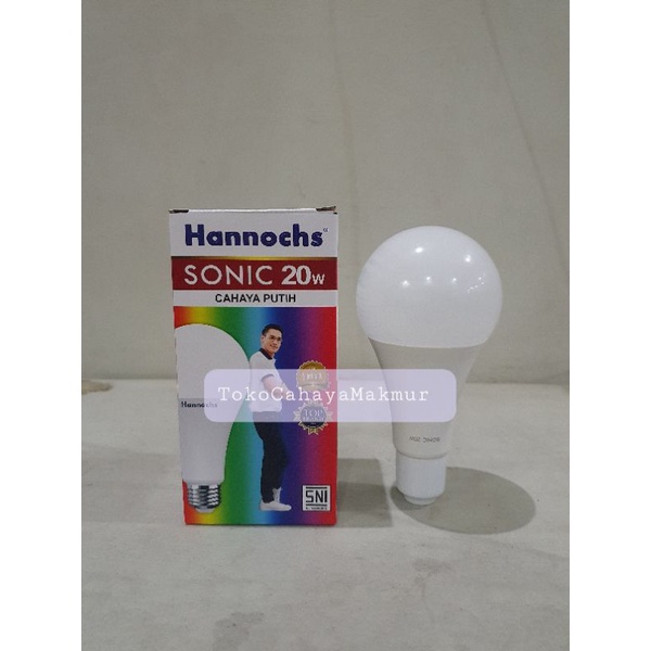 Lampu Bohlam LED Sonic 20w 20watt Hannochs CoolDayLight