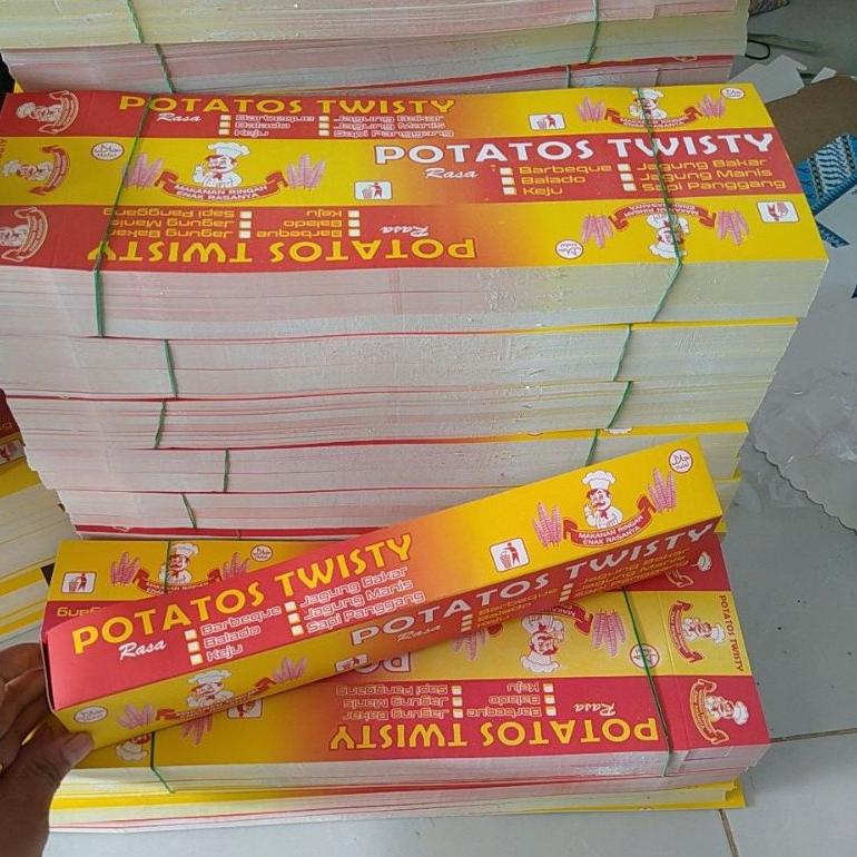 

→wa Best Seller KEMASAN KENTANG ULIR | KENTANG TORNADO | KENTANG SPIRAL | ISI 100 | KOTAK KENTANG | KENTANG GORENG | PEMBUNGKUS KENTANG 62 ✦