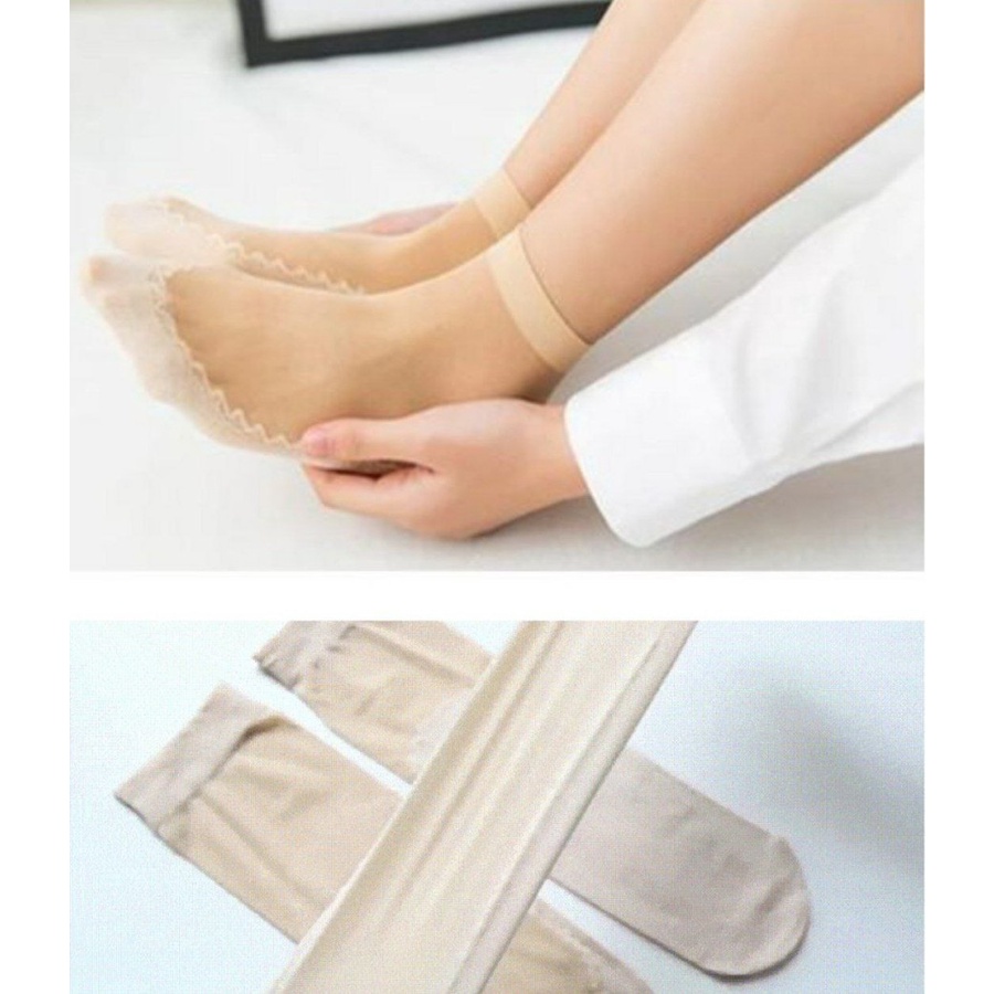 Silky Anti Slip Socks Dapat 3 pasang