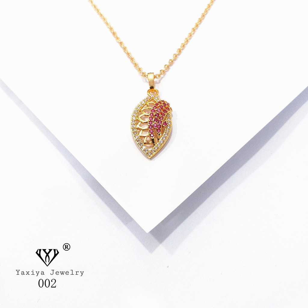 

Liontin Permata Perhiasan imitasi Gold 18k Yaxiya Jewelry 002