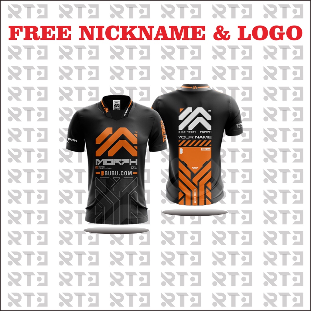 JERSEY GAME MORPH TEAM ESPORT 2021 FREE LOGO & NICKNAME