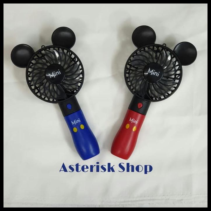 KIPAS ANGIN KARAKTER MICKEY MINNIE MOUSE / MINI FAN PORTABLE KARAKTER