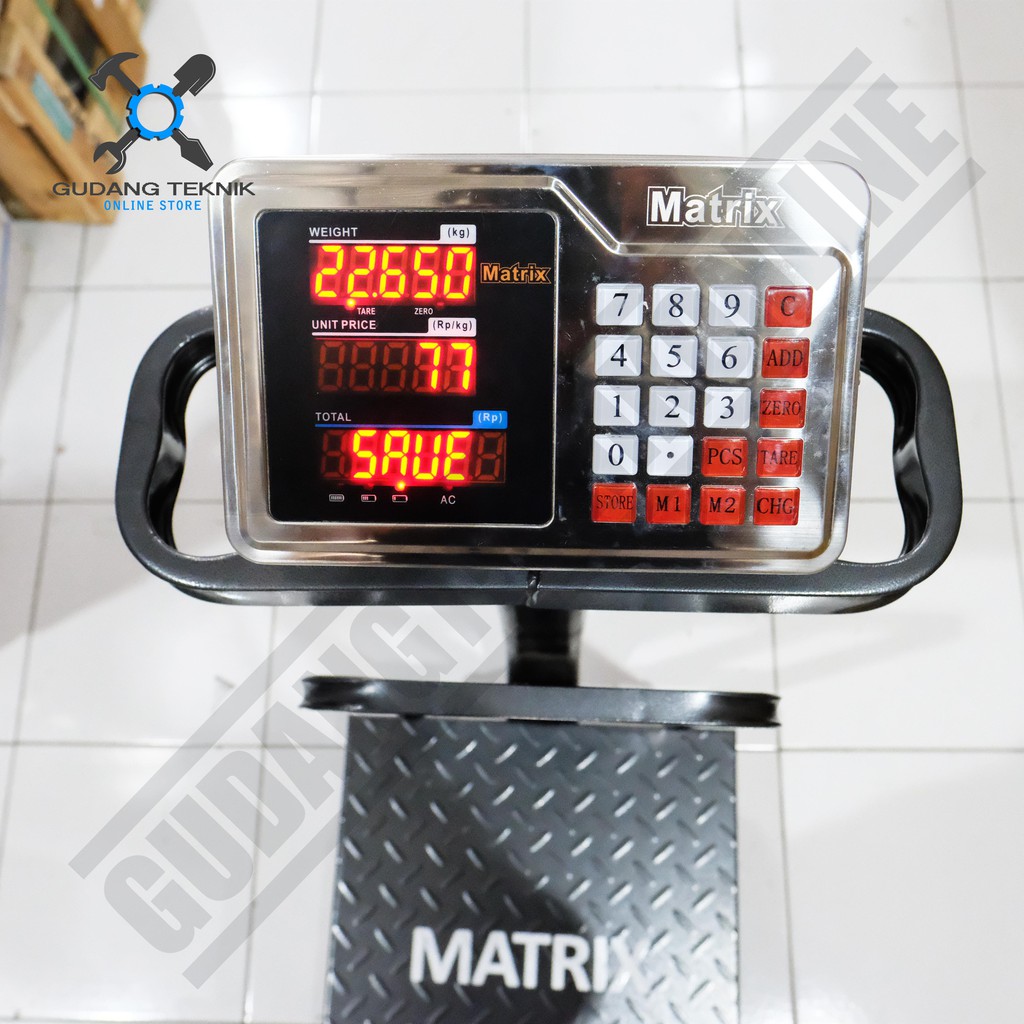 (MATRIX) Timbangan Duduk Digital Matrix 300Kg / Matrix 300Kg Timbangan Duduk Digital 300Kg MATRIX