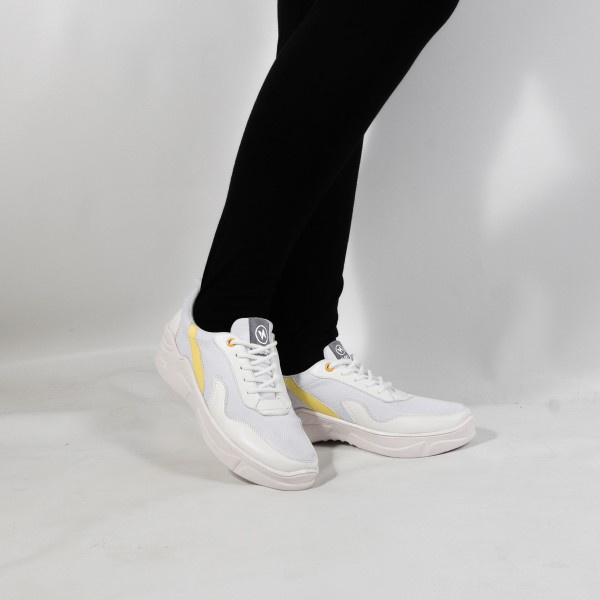 Sepatu Sneakers Wanita Terbaru V 7401 Brand Varka Sepatu Kets Sport Wanita Kuliah Kerja Hangout - Putih