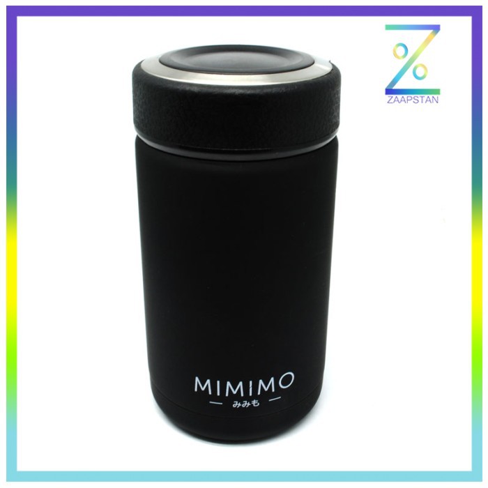 OneTwoCups Botol Minum Thermos Mini Stainless Steel 400ML - K623 - Bla