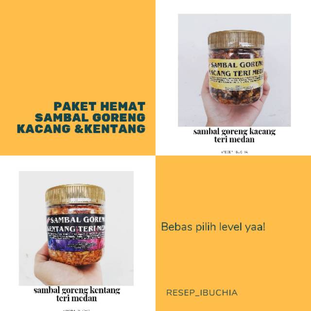 

[PAKET] SAMBAL GORENG KACANG & KENTANG TERI MEDAN