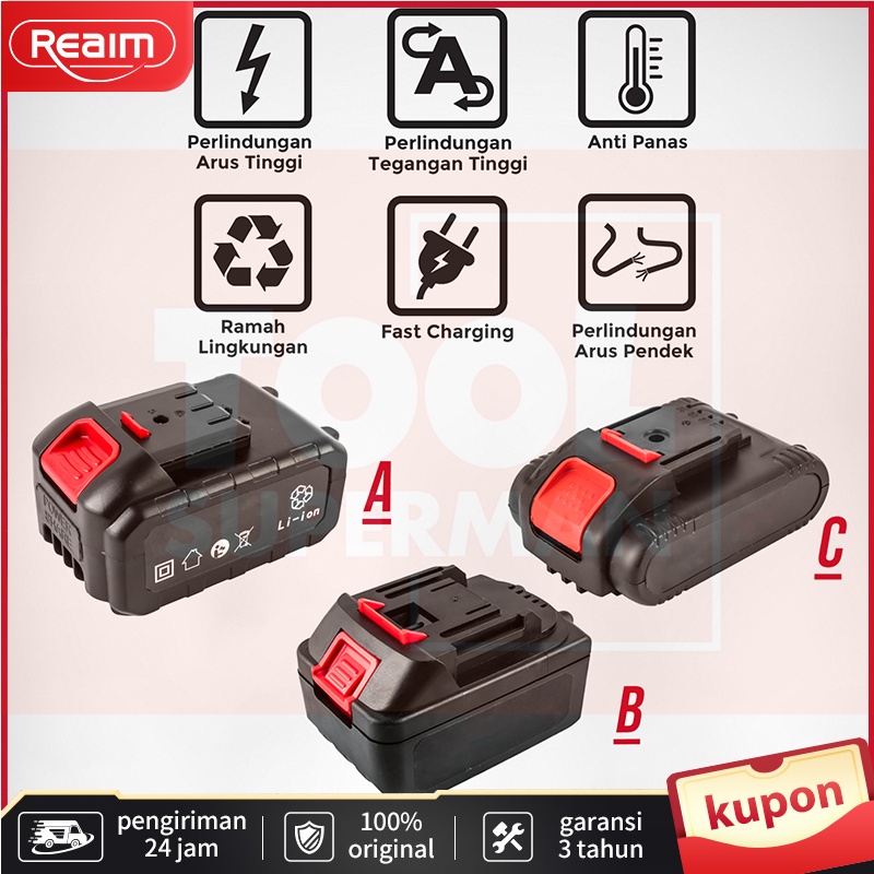 Lithium Battery A/B/C cocok untuk baterai pengisian daya berkualitas tinggi untuk mesin cuci mobil