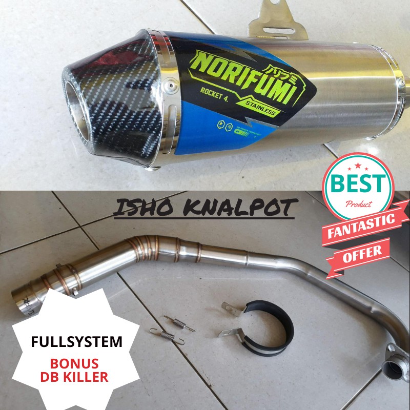 KNALPOT MOTOR RACING NORIFUMI TITAN KLX, CRF , CBR250, SCORPIO PABRIK GROSIR PURBALINGGA MURAH