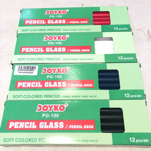 LUSINAN Pensil Joyko Kapur Sama warna (12 pcs)