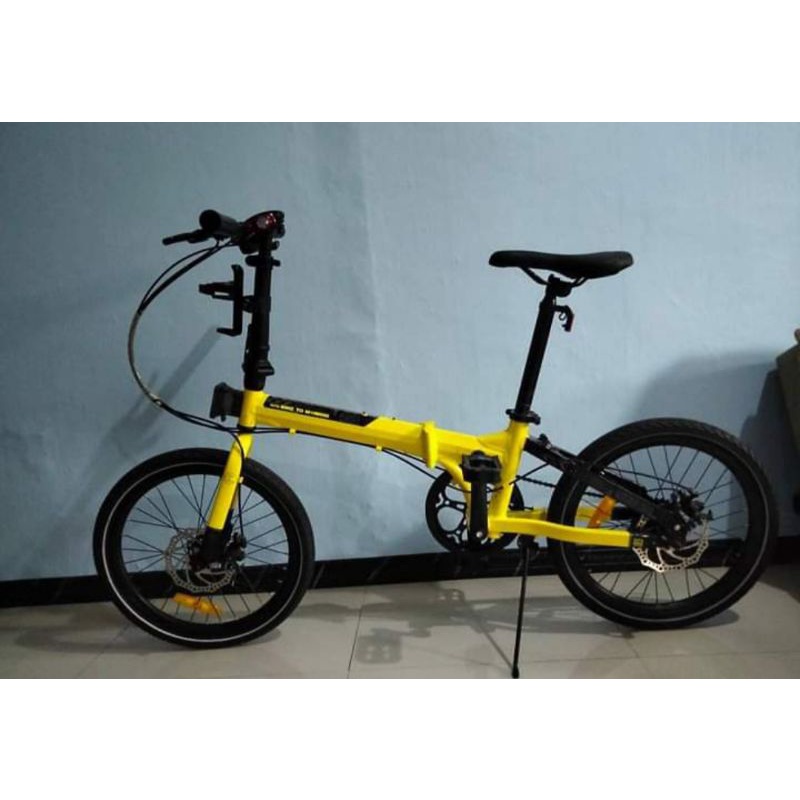 sepeda lipat element police TEXAS b2w