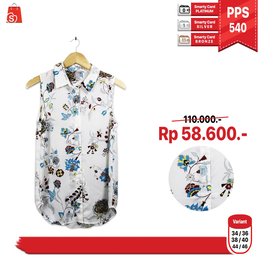 H*M Kemeja Tanktop Flower Eur