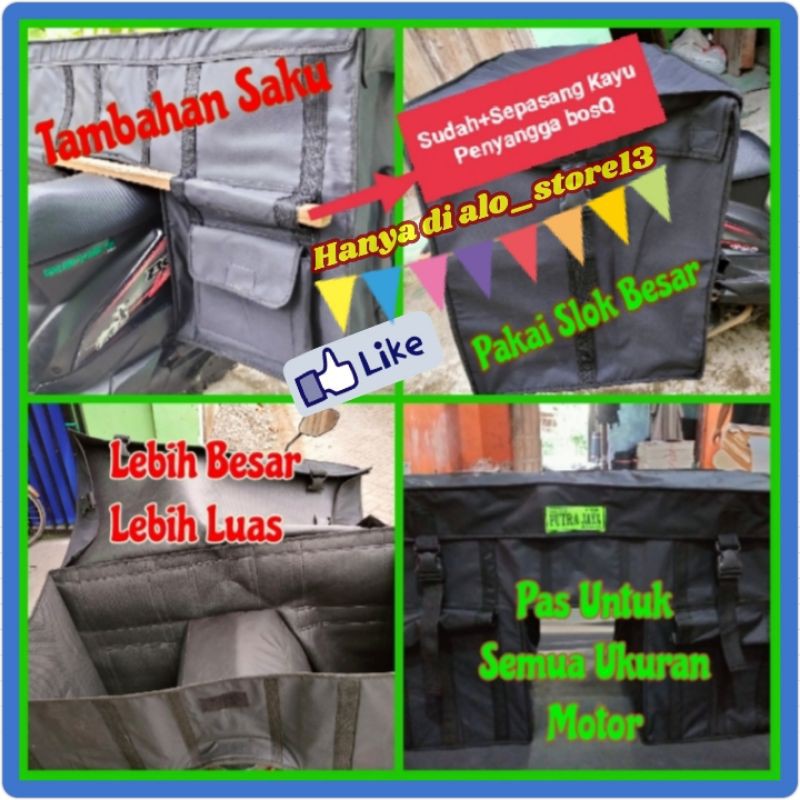 TAS MOTOR SUSUN / TAS OBROK TINGKAT / TAS KURIR MOTOR SUSUN / TAS POS SUSUN