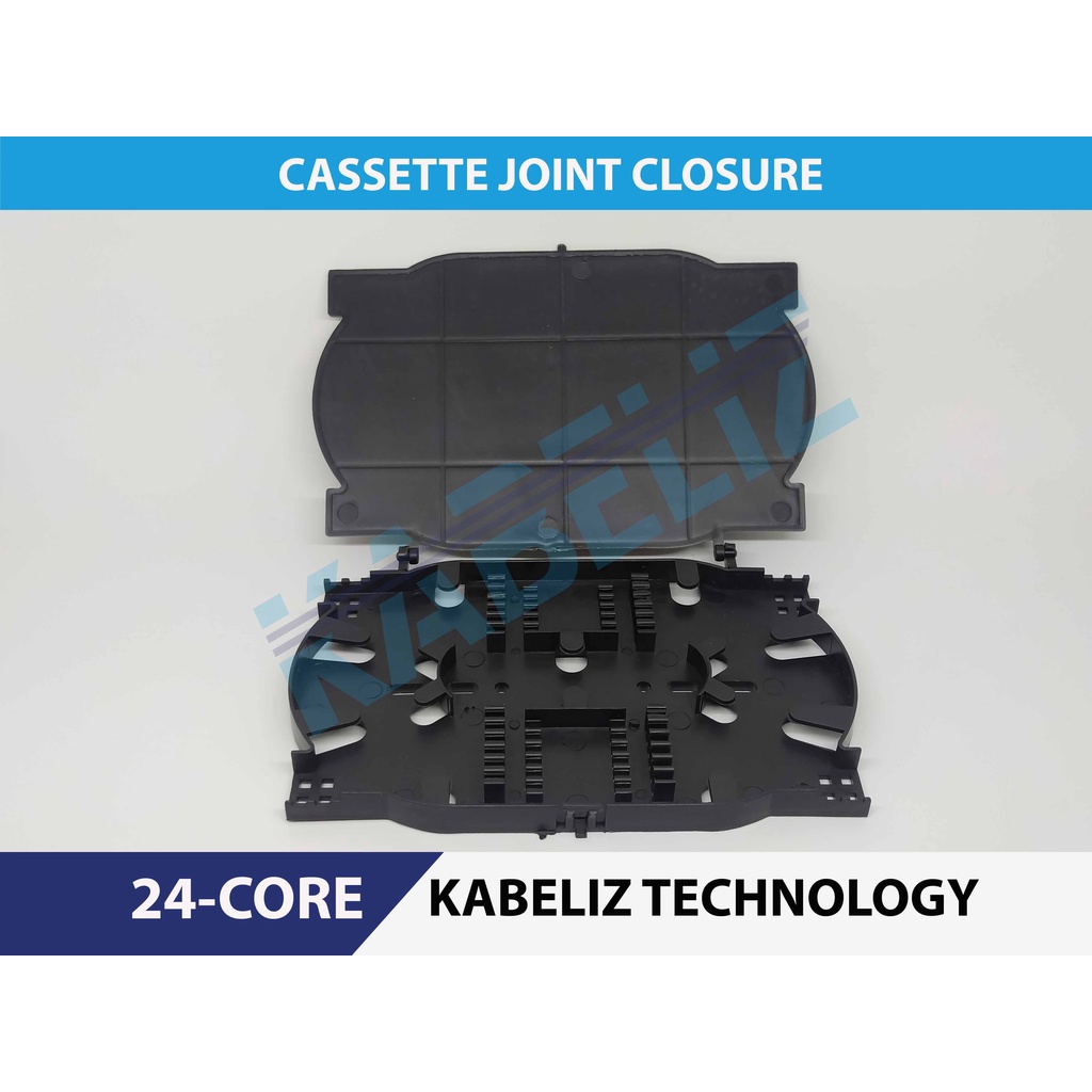 Tray Cassete Splice OTB 24 Core Fiber Optic Joint Closure Kaset FO