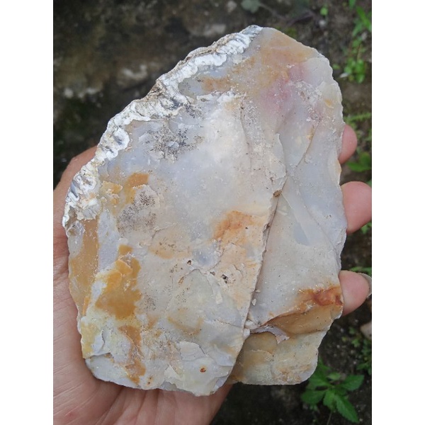 ✅ 652 gr Batu Cimpago Biru Bengkulu / Cempaka Biru ( Rough / Bahan Akik - bukan bacan obi giok )