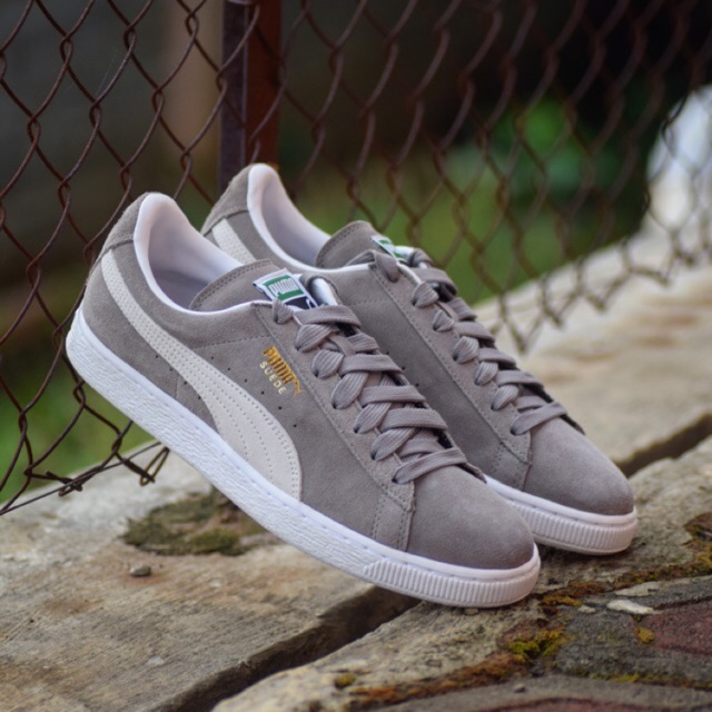 Puma Suede Classic Grey White Original