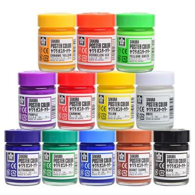 

Sakura Poster Color Pack 12 Bottles 30 Ml Kualitas Terbaik