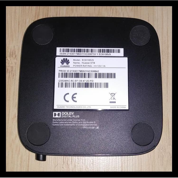 Berkualitas Stb Android Huawei Ec6108V9 Tv Box+Adapto -Unlock Siap Pakai- Ram 2Gb Termurah
