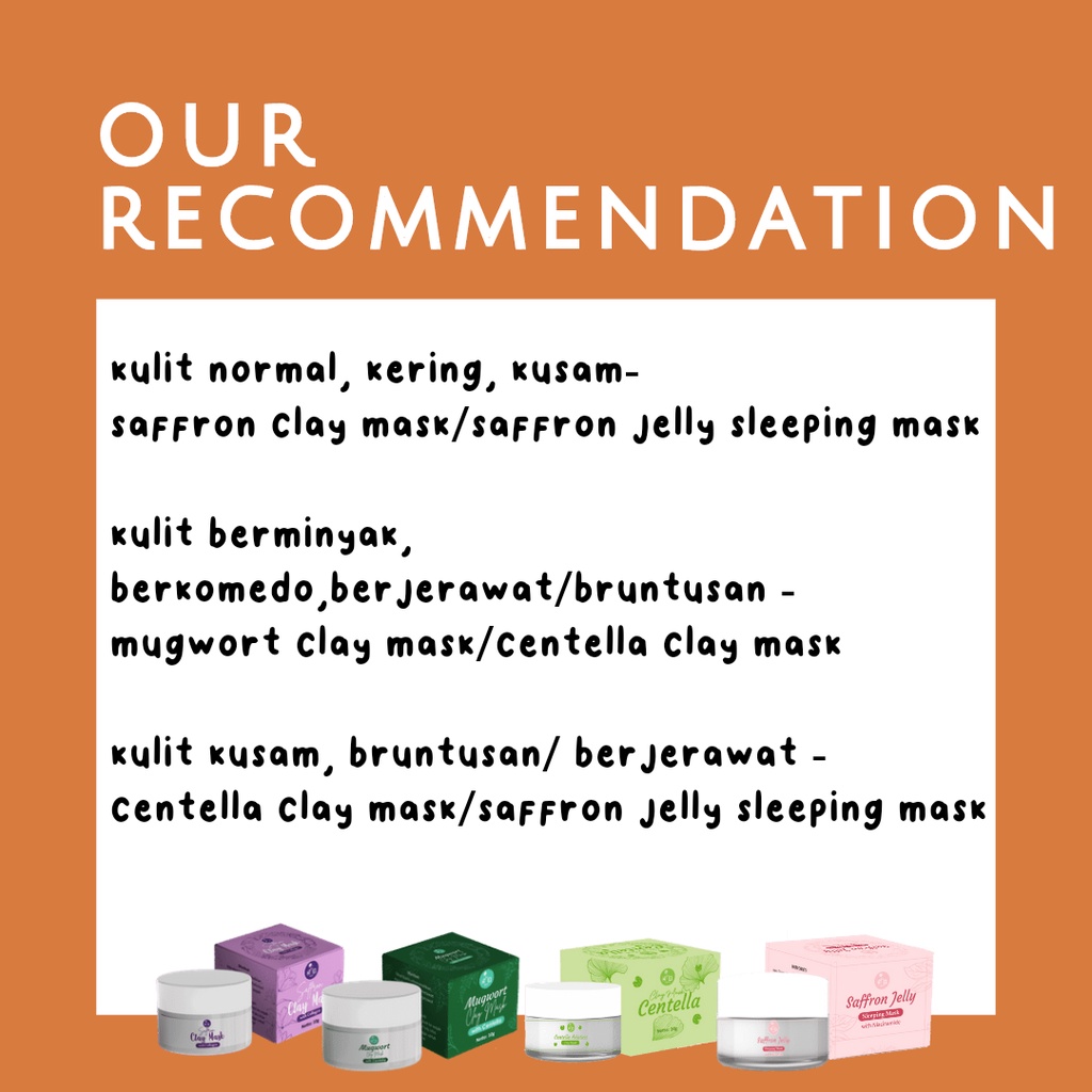 MASKER / MOISTURIZER / ACNE SPOT / CERAMON PRETTYWELL CONFIDENT RARE|MUGWORT SAFFRON CLAY JELLY SLEEPING MASK HIEL BEAUTY|SERUM IMPLORA  MURAH ACNE BRIGHTENING SERUM IMPLORA CONFIDENT RARE FANCY CLAY MASK PRETTYWELL  CLAY MASK