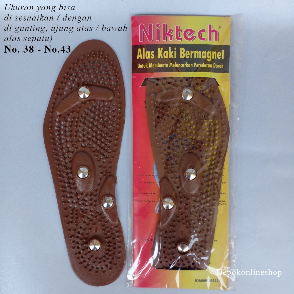 Jual Alas Terapi Refleksi Telapak Kaki Magnet Alat Repleksi Magnetik ...