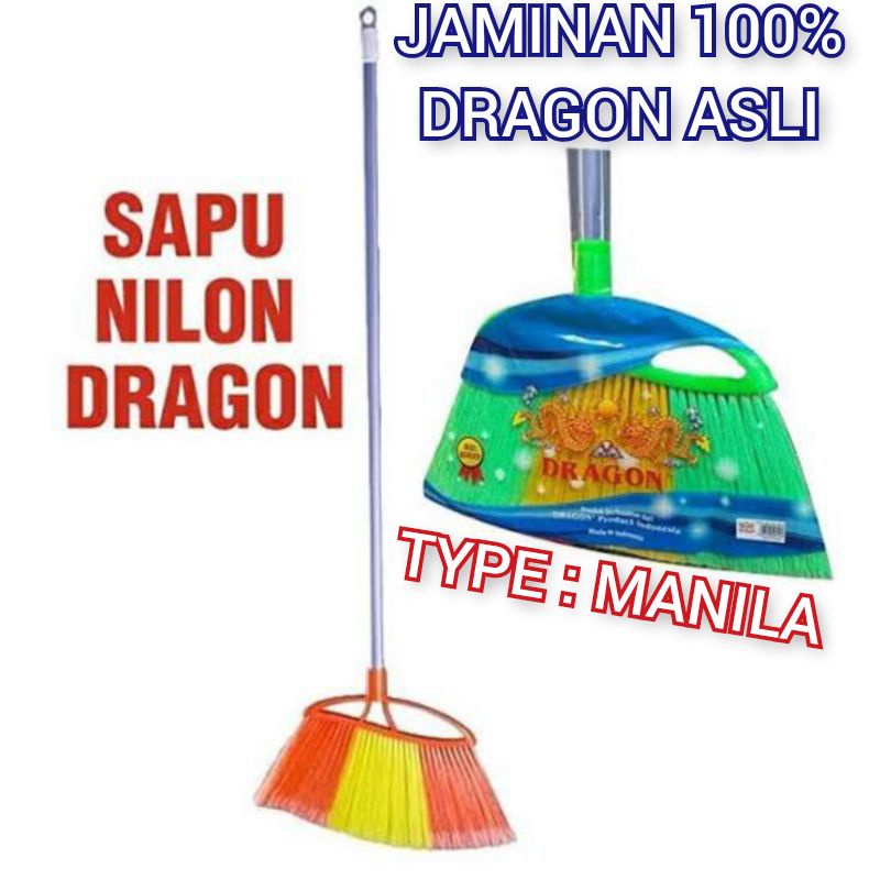 Sapu ROMAWI MANILA Dragon Senar / Sapu Lantai Dragon Nilon / Sapu Nylon