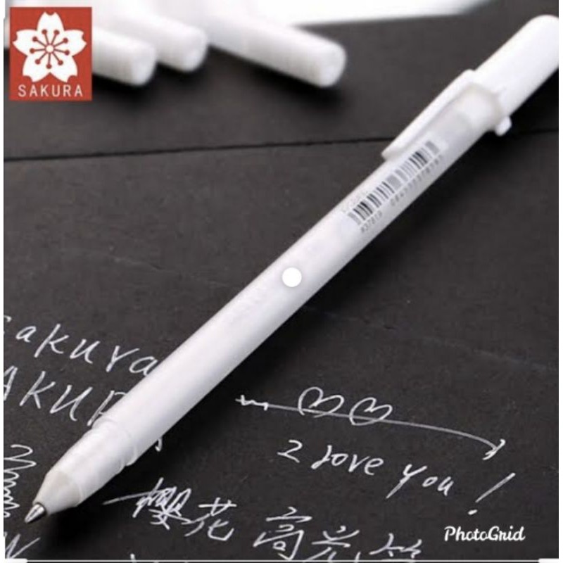 

Sakura Gelly Roll white Pen / pulpen putih 0.5 mm 0.8 mm 1.0 mm