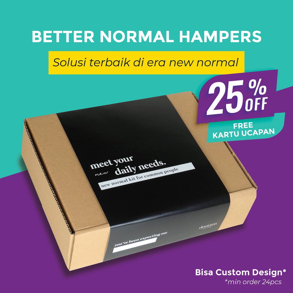 Hampers Kekinian Healthy Kit New Normal Hadiah Wisuda Kado Ulang Tahun Souvenir Pernikahan