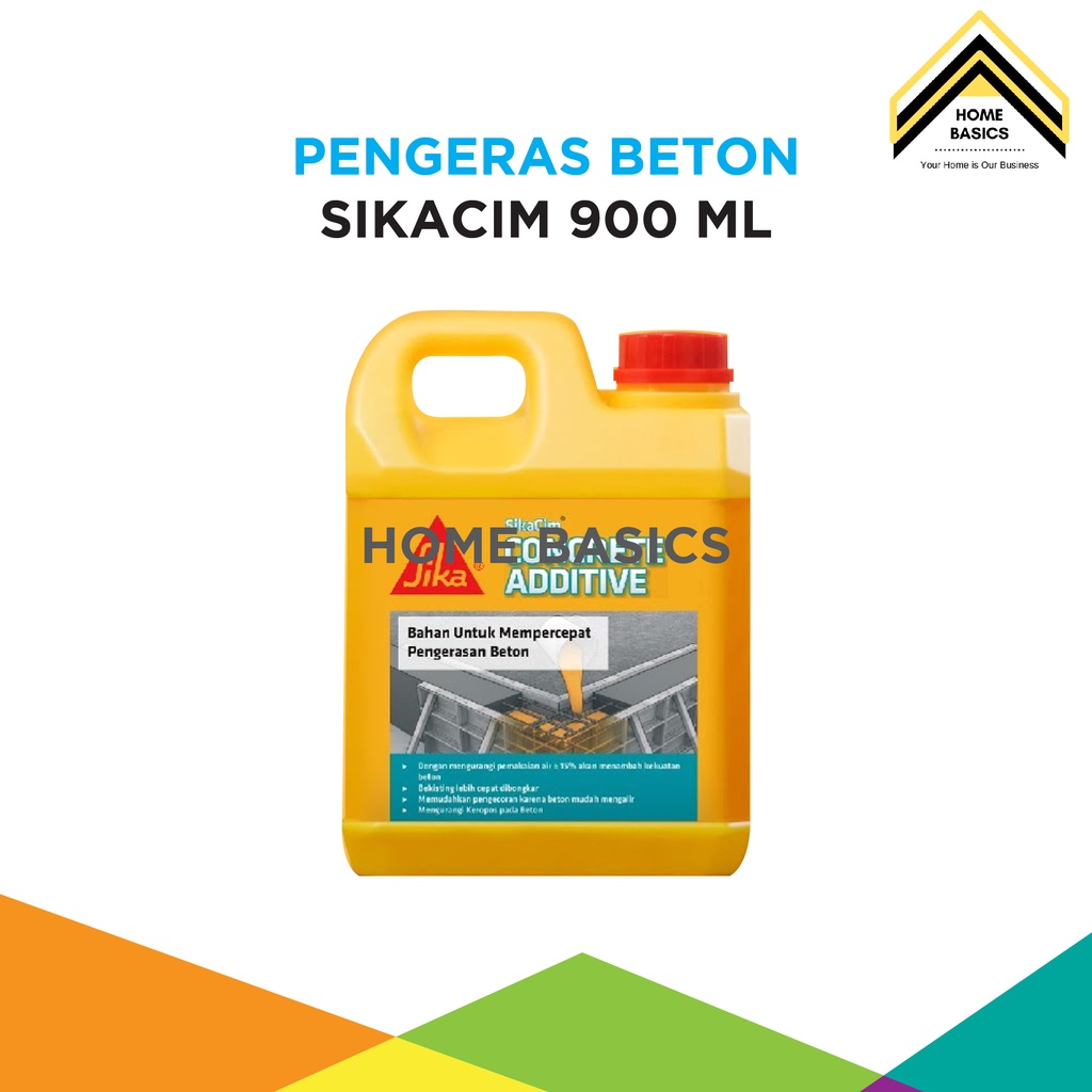 Pengeras Beton SikaCim Concrete Additive 900 mL / Campuran Semen / Beton Sika
