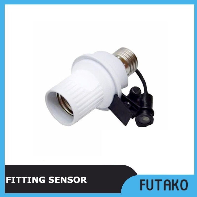 FUTAKO Fitting Lampu Sensor Cahaya Otomatis Untuk Segala Lampu 122