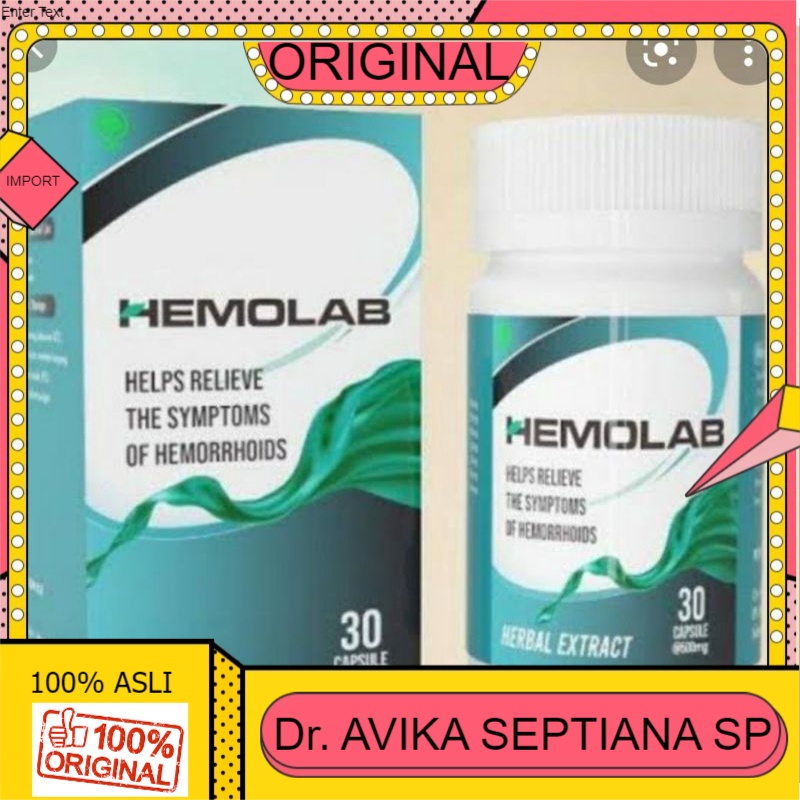 100% ASLI HEMOLAB ASLI ORIGINAL MENGATASI WASIR /AMBIYEN