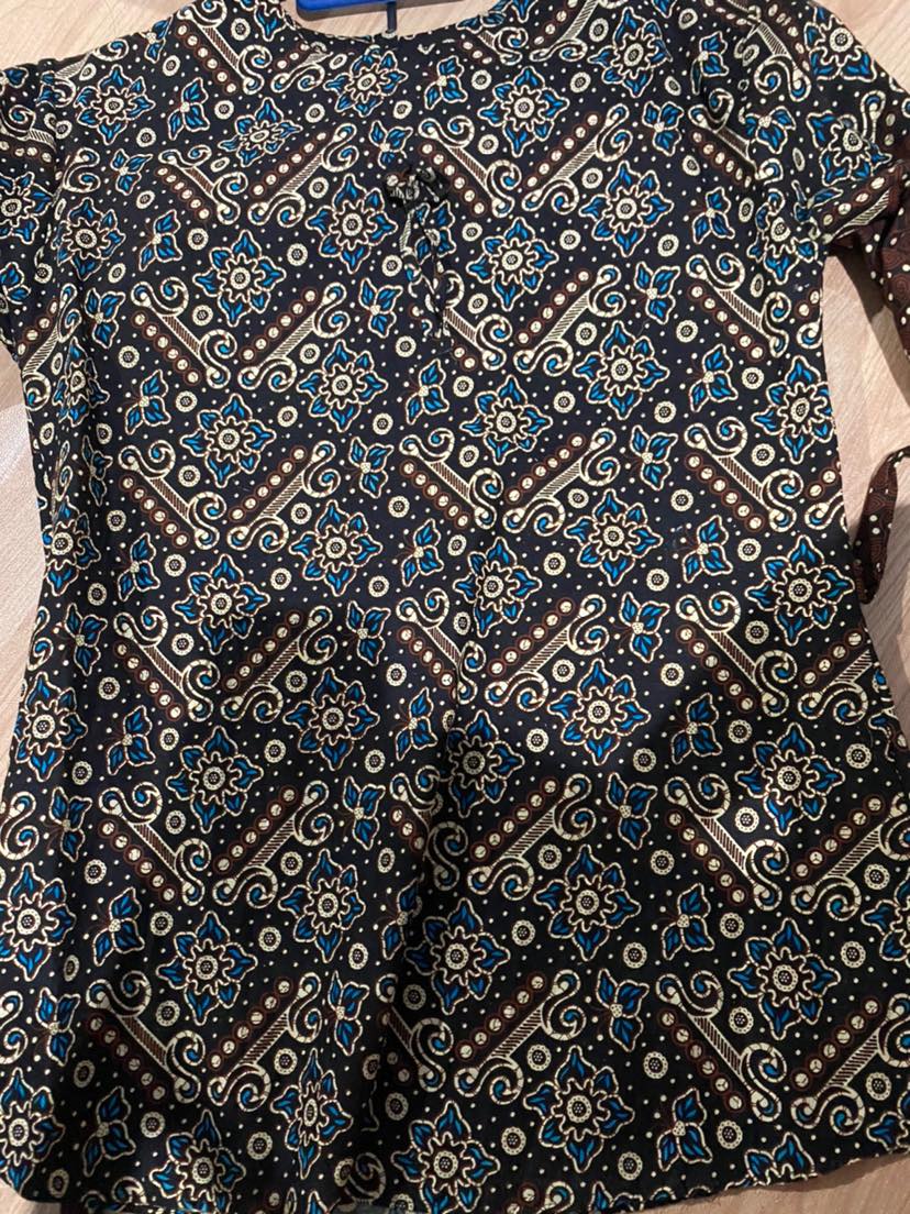 Atasan Batik Dolby Dolbi Dobby Doby Tenun Sutra Tulis Halus Katun Atbm Baron ,sarombit Atasan