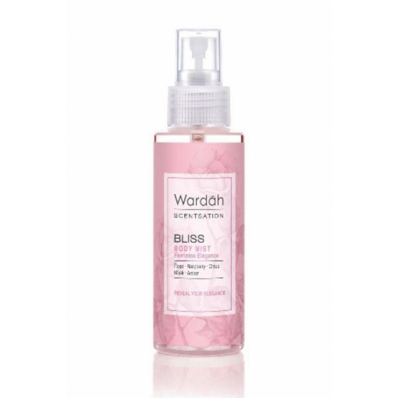 Wardah Scentsation Body Mist 100ml/100% Original