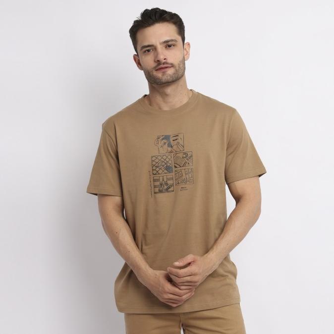 Edwin Jeans Unisex 7.0 Limited Edition T-Shirt Summer Khaky Ss