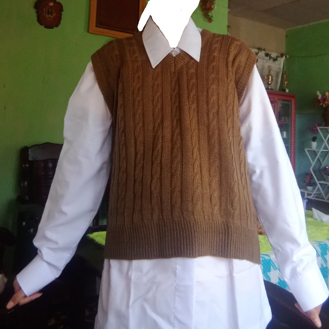 Free Ongkir Vest/rompi Cable Rajut Premi 7get