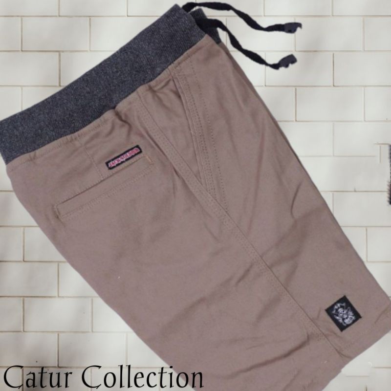 CELANA PENDEK CHINOS RIP SIZE JUMBO 27-32 CELANA RIP CHINOS PRIA KOLOR RIP CELANA PENDEK PRIA DEWASA