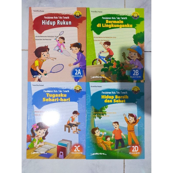 1Paket Pendalaman Tematik Yudhistira 2A 2B 2C 2D SD Kelas 2 Semester 1 Kurtilas Revisi
