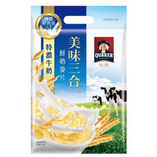 

Quaker Hokkaido Fresh Milk Cereal Oatmel Taiwan Gandum Sehat