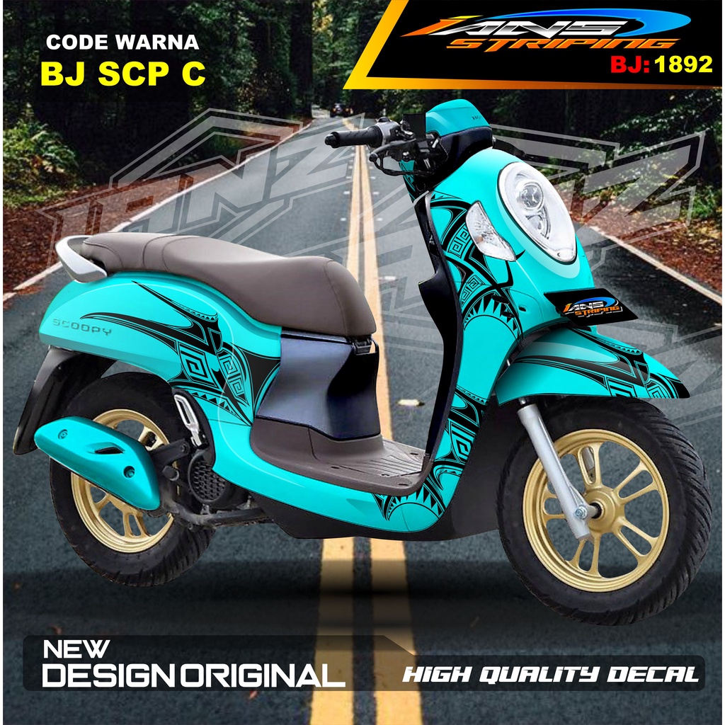 DECAL STIKER FULL BODY SCOOPY / STICKER ALL NEW SCOOPY / STIKER FULL BODY SCOOPY TERMURAH / STIKER MOTOR SCOOPY / STIKER MOTOR