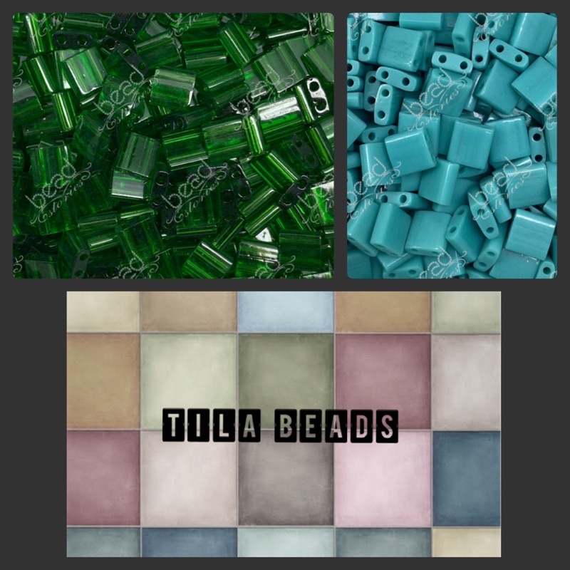 Miyuki Tila Beads TL - Green